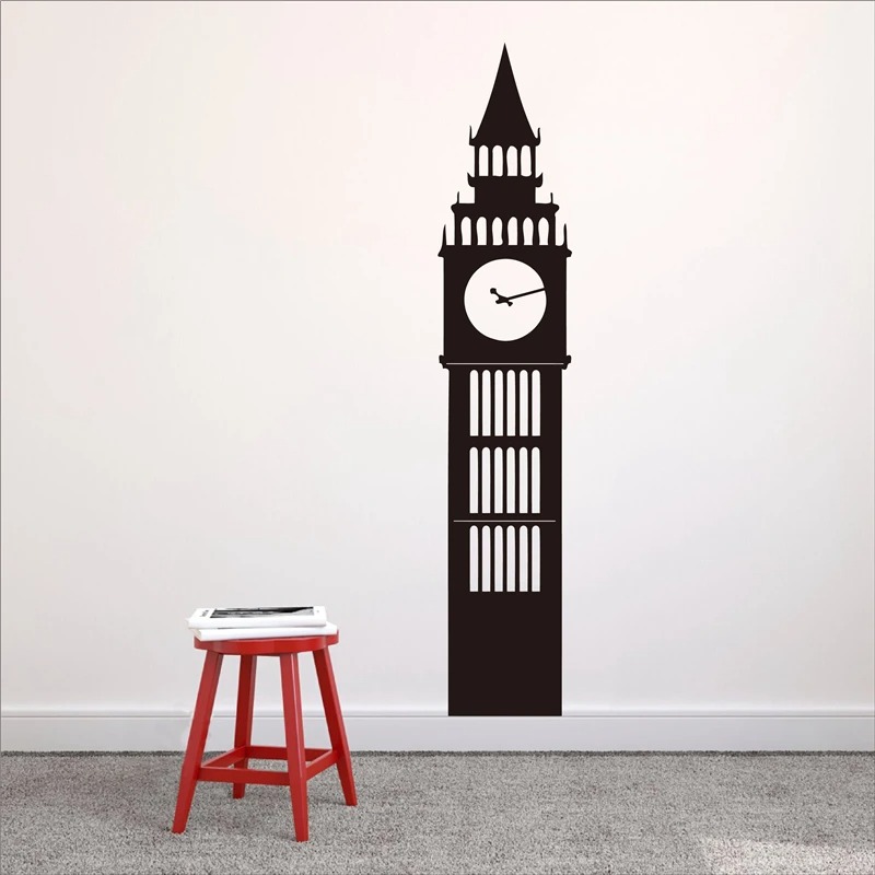 Home Office Of London - London Big Ben Clock Wall Decal