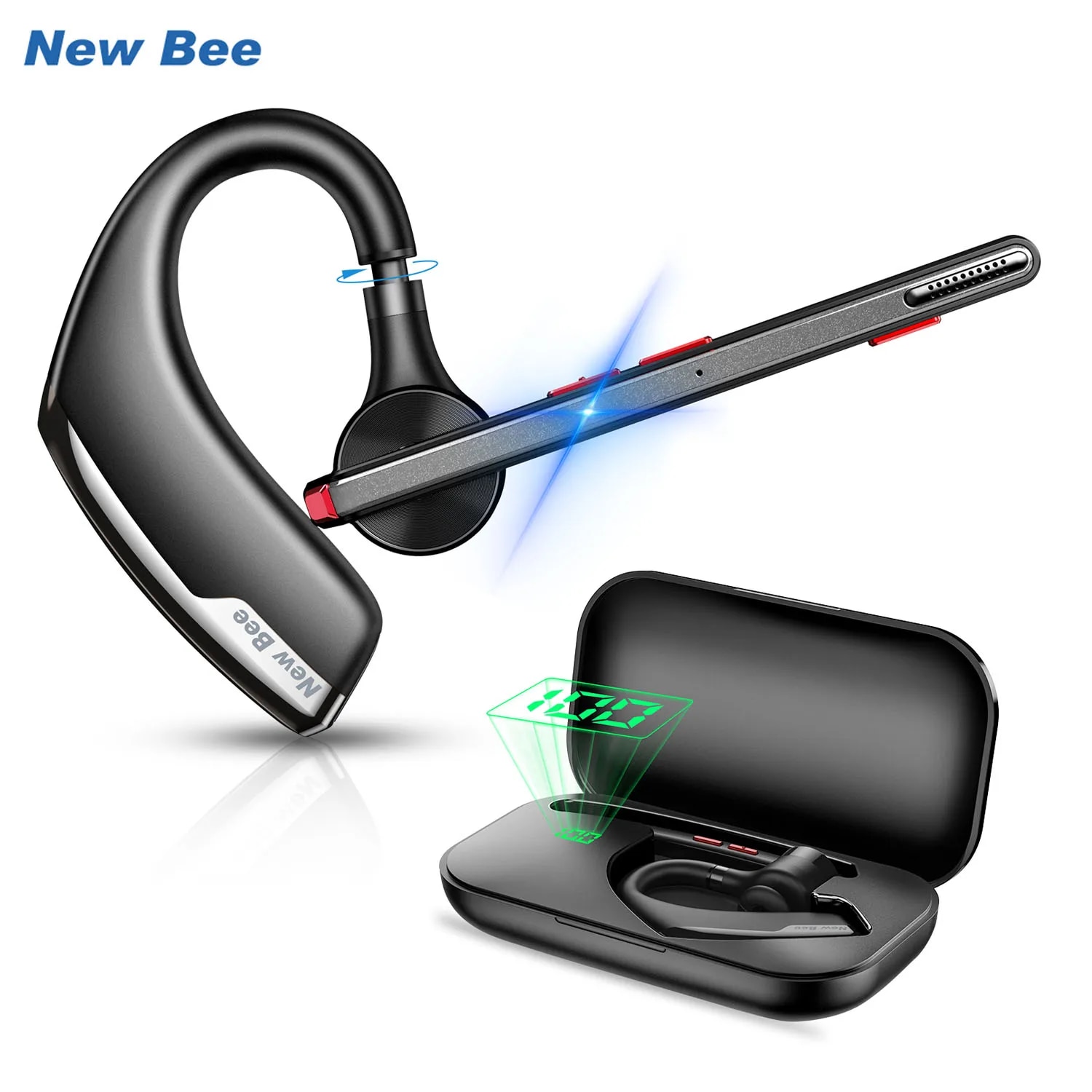 Home Office Headset - New Bee M51 Bluetooth 5.2 Wireless