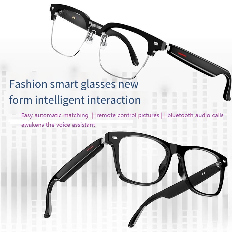 Home Office Headset - E13 Waterproof Cycling Glasses,Bluetooth Smart Glasses,Audio