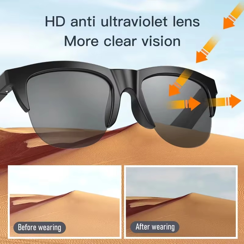 Blue Light Glasses - Smart Sunglasses Glasses Bluetooth Call Outdoor
