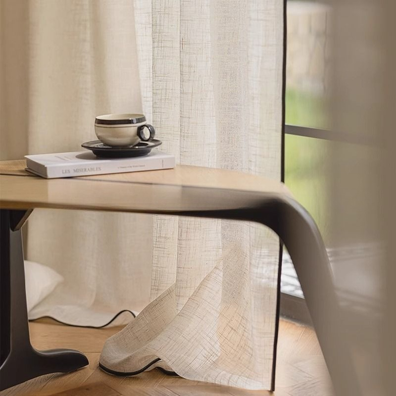 Home Office Buy - Custom Size Luxury Sheer White Tulle
