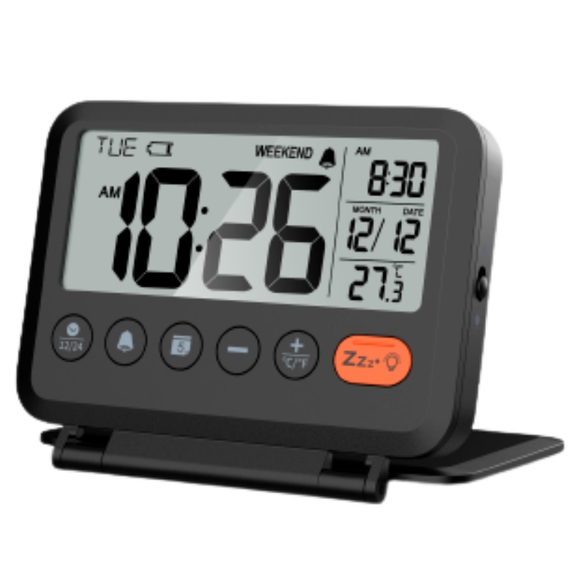 Led Desk Clock - NOKLEAD Home Digital LCD Thermometer Clock