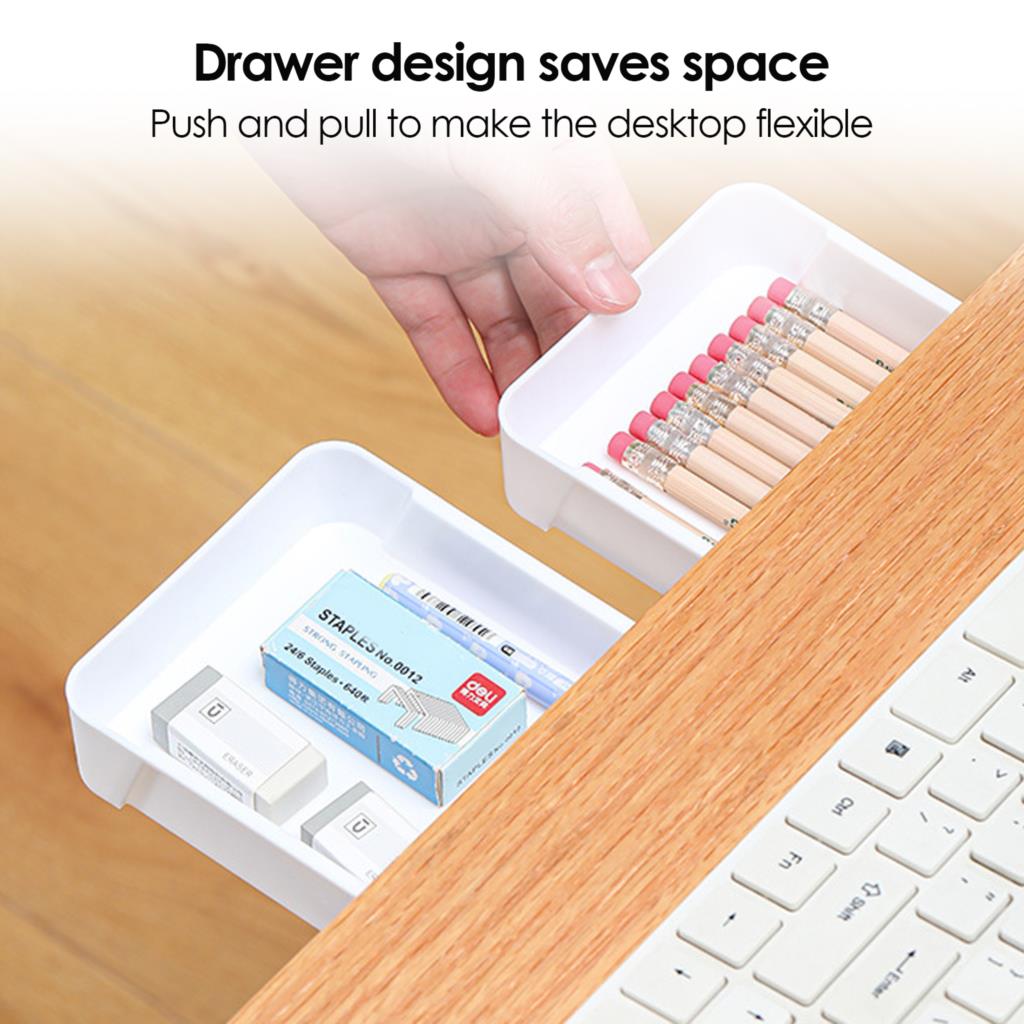 Hidden Under Desk Storage Draw - Desk Drawer Small review and price