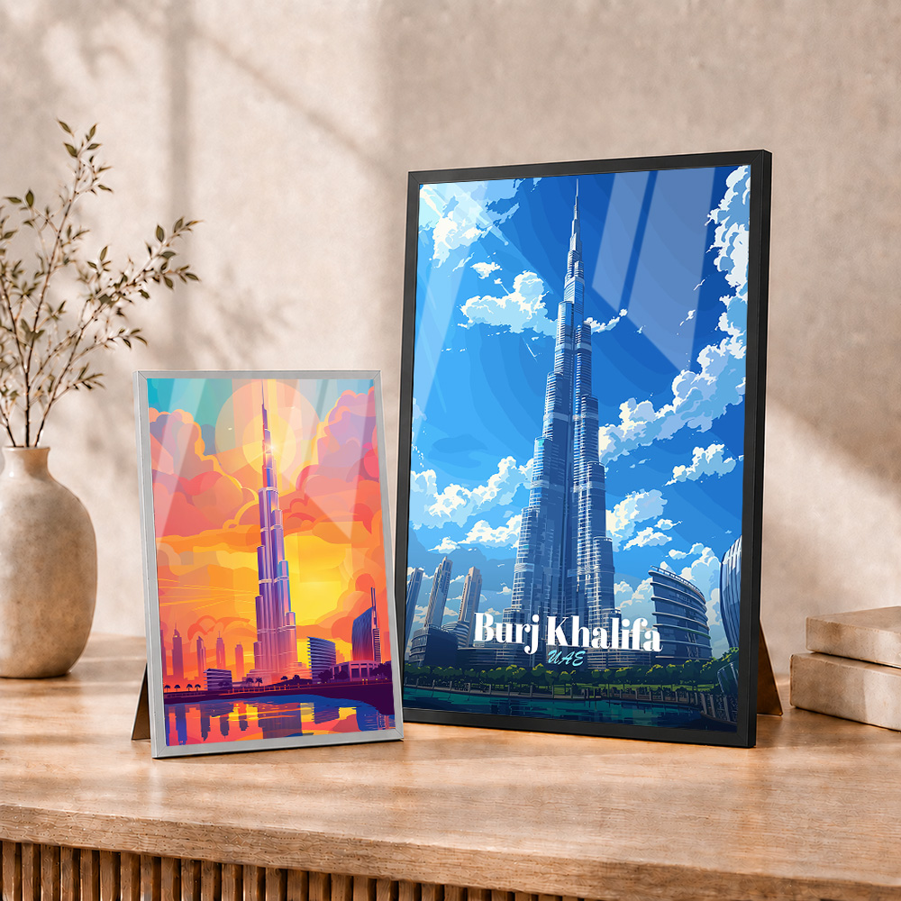 Dubai ／ UAE Framed Metal Print - Home Office Dubai review and price