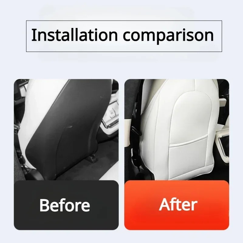Seat Back Anti Kick Pad for Te - Mesh Back Cushion review and price