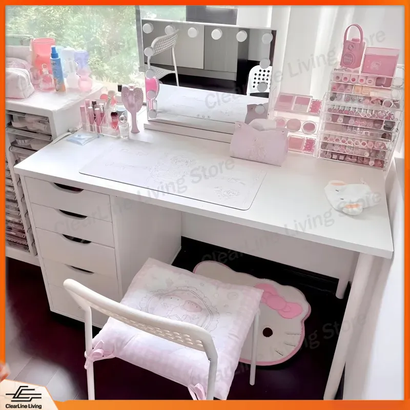 Minimalist Makeup Table with D - Desk Drawer Small review and price