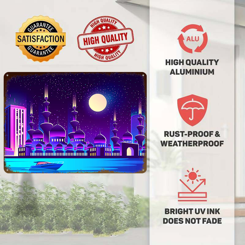 Synthwave Neon City Dubai Meta - Home Office Dubai review and price