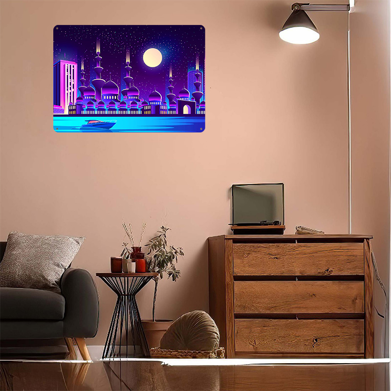 Synthwave Neon City Dubai Meta - Home Office Dubai review and price