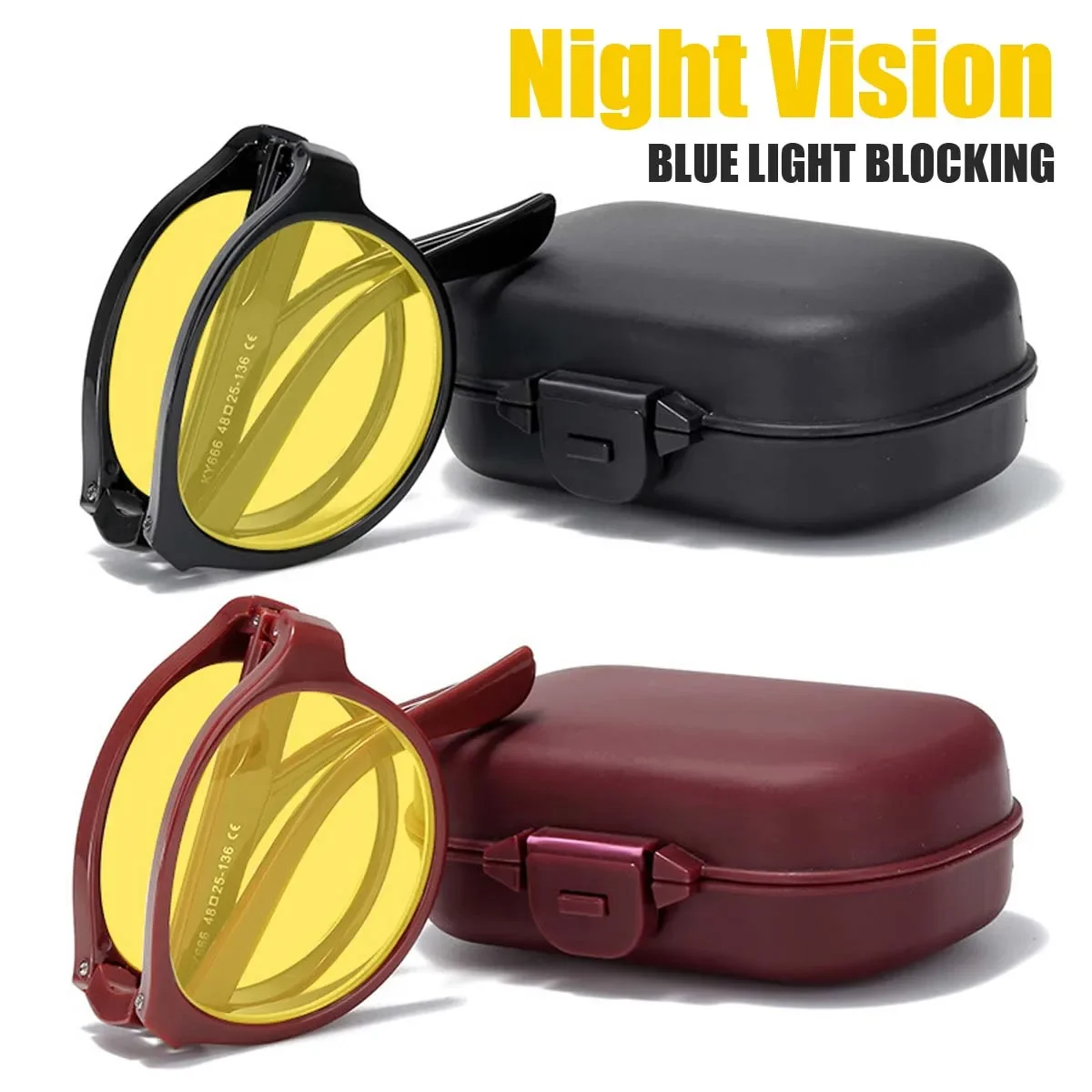Foldable Night Vision Glasses  - Blue Light Glasses review and price