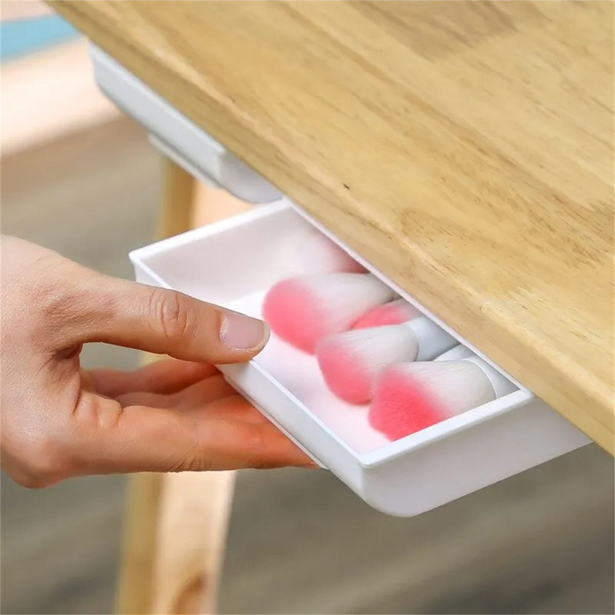 1pc White SelfAdhesive Storage - Desk Drawer Small review and price