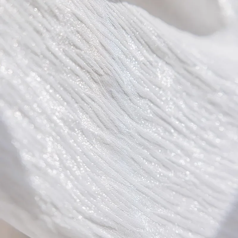 1 PC French White Shiny Tulle  - Home Office Buy review and price
