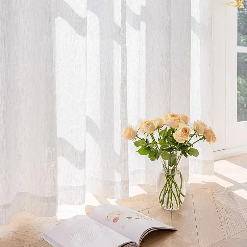 1 PC French White Shiny Tulle  - Home Office Buy review and price
