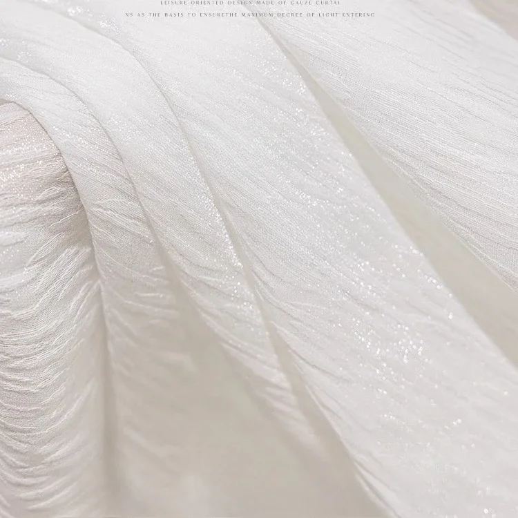 1 PC French White Shiny Tulle  - Home Office Buy review and price
