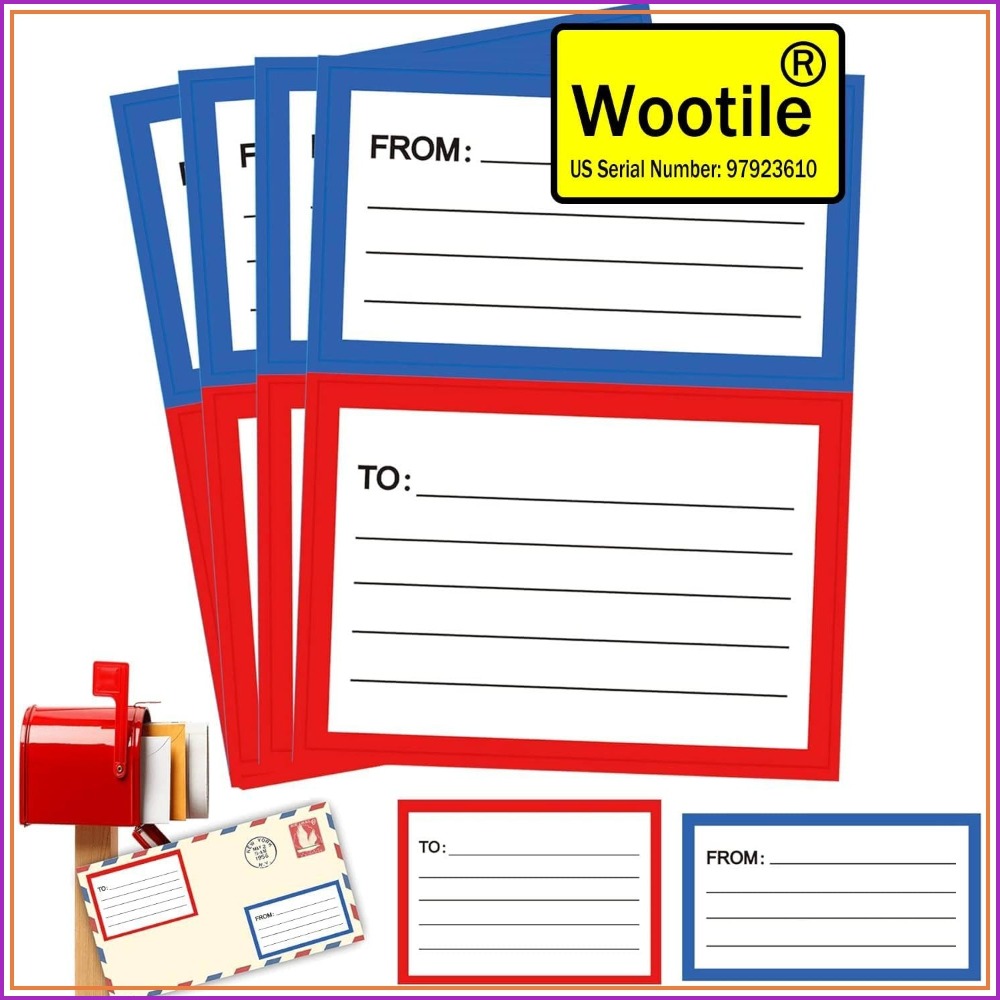 Blank To/From Mailing Labels 6 - Address Home Office review and price