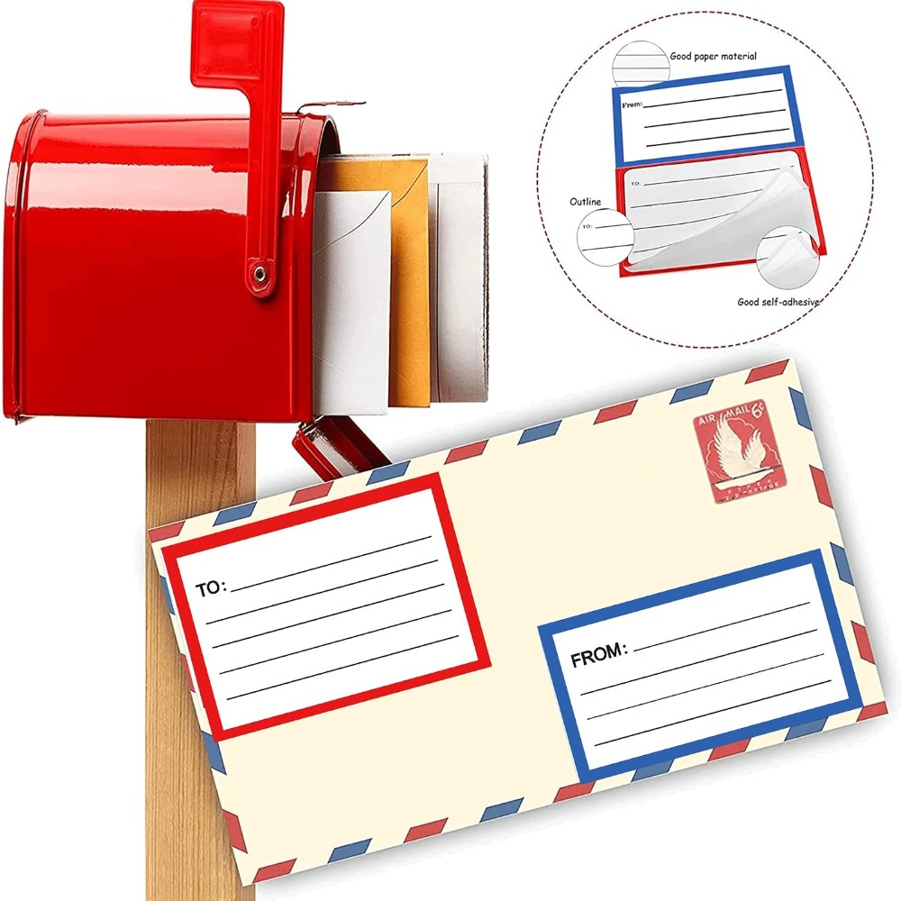 Blank To/From Mailing Labels 6 - Address Home Office review and price