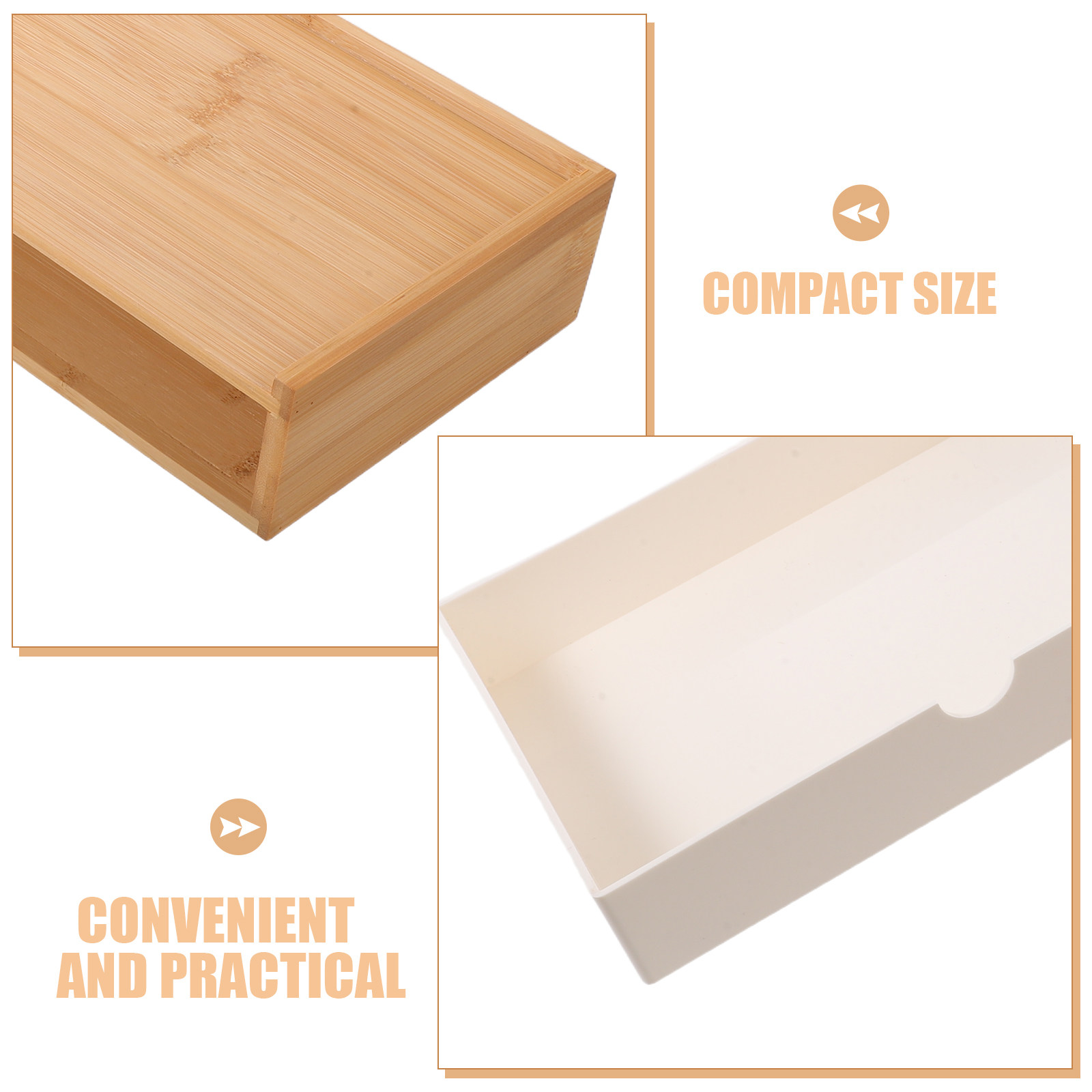 Desk Organizer Bamboo Desktop  - Desk Drawer Small review and price