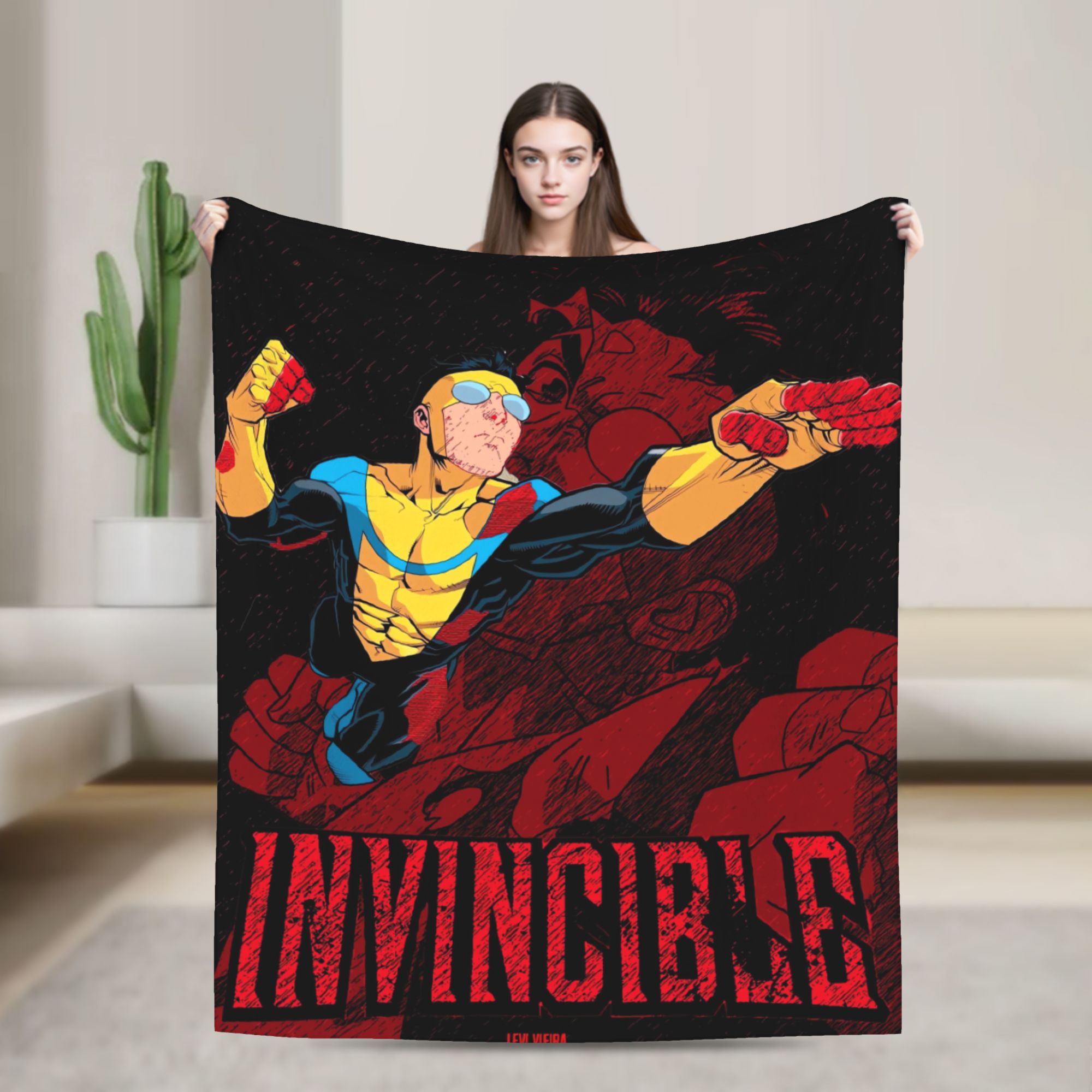 Bloodied Invincible Art Blanke - Home Office Trend review and price