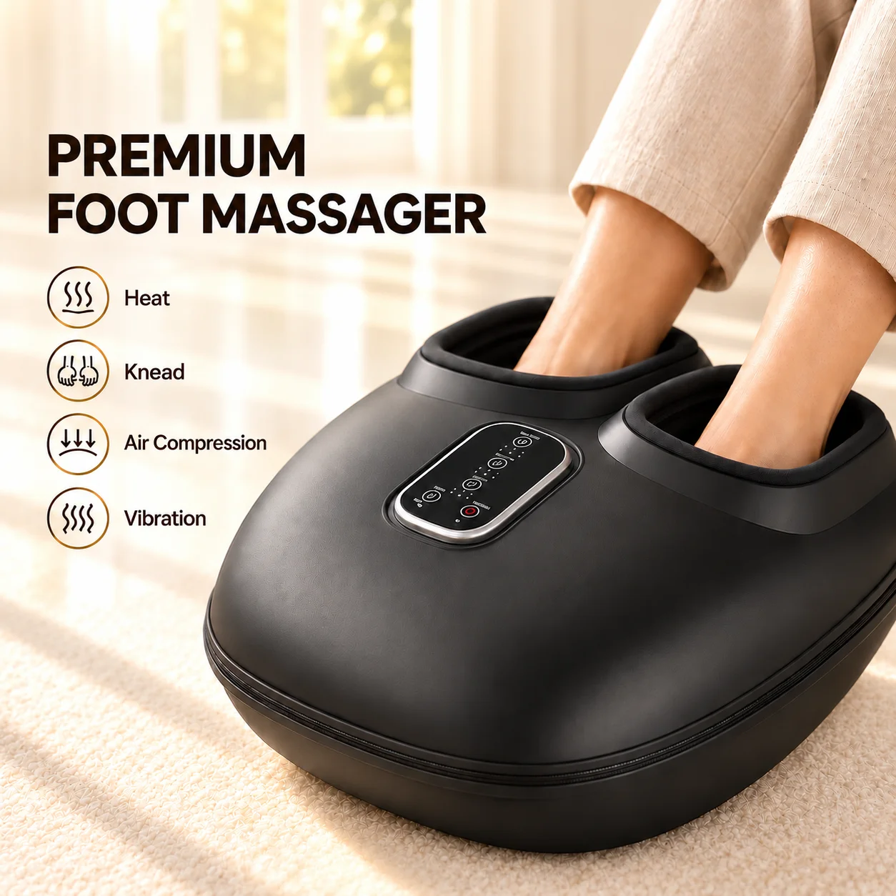 Heated Foot Massager with Air  - Home Office Gear review and price
