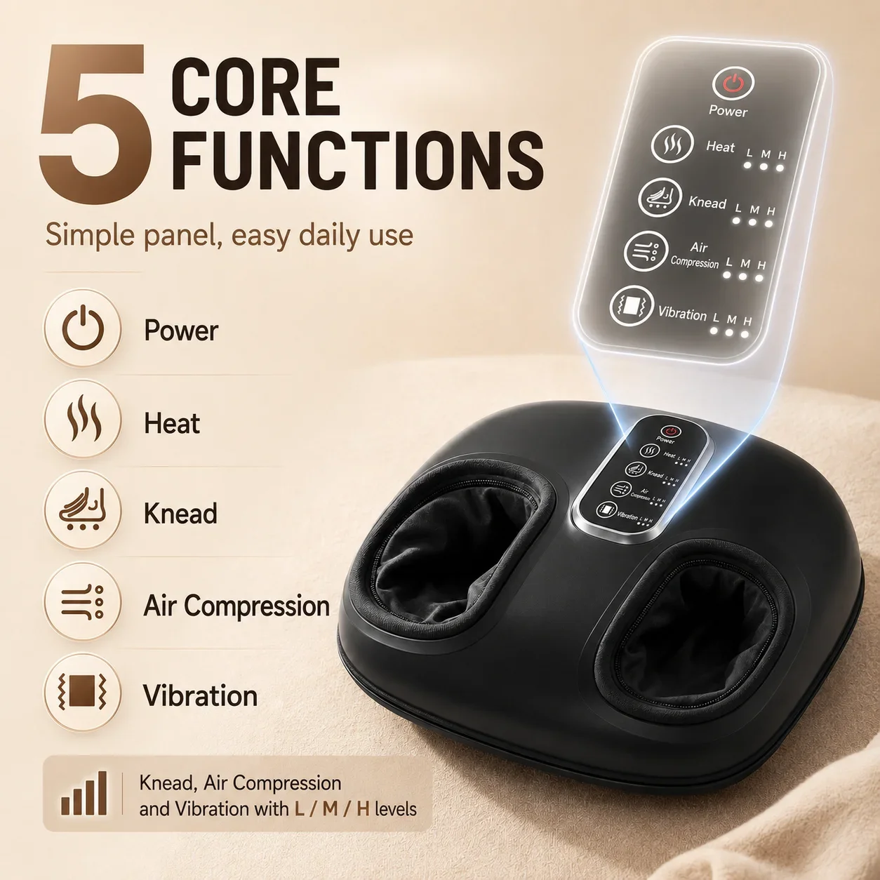 Heated Foot Massager with Air  - Home Office Gear review and price