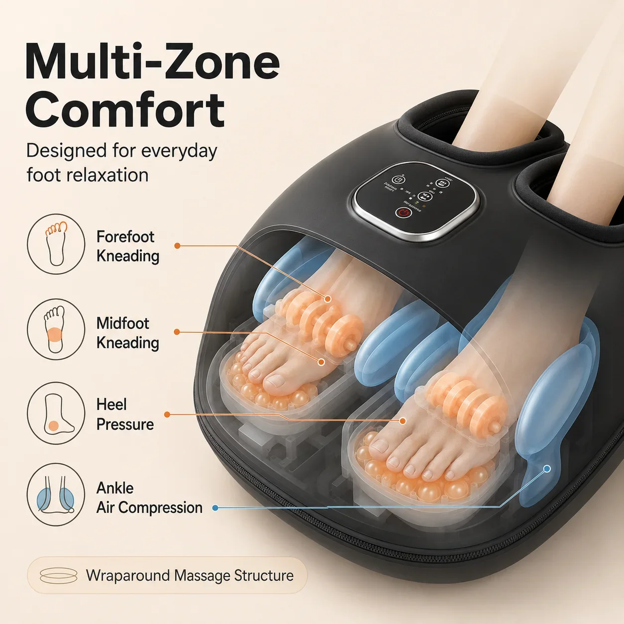 Heated Foot Massager with Air  - Home Office Gear review and price