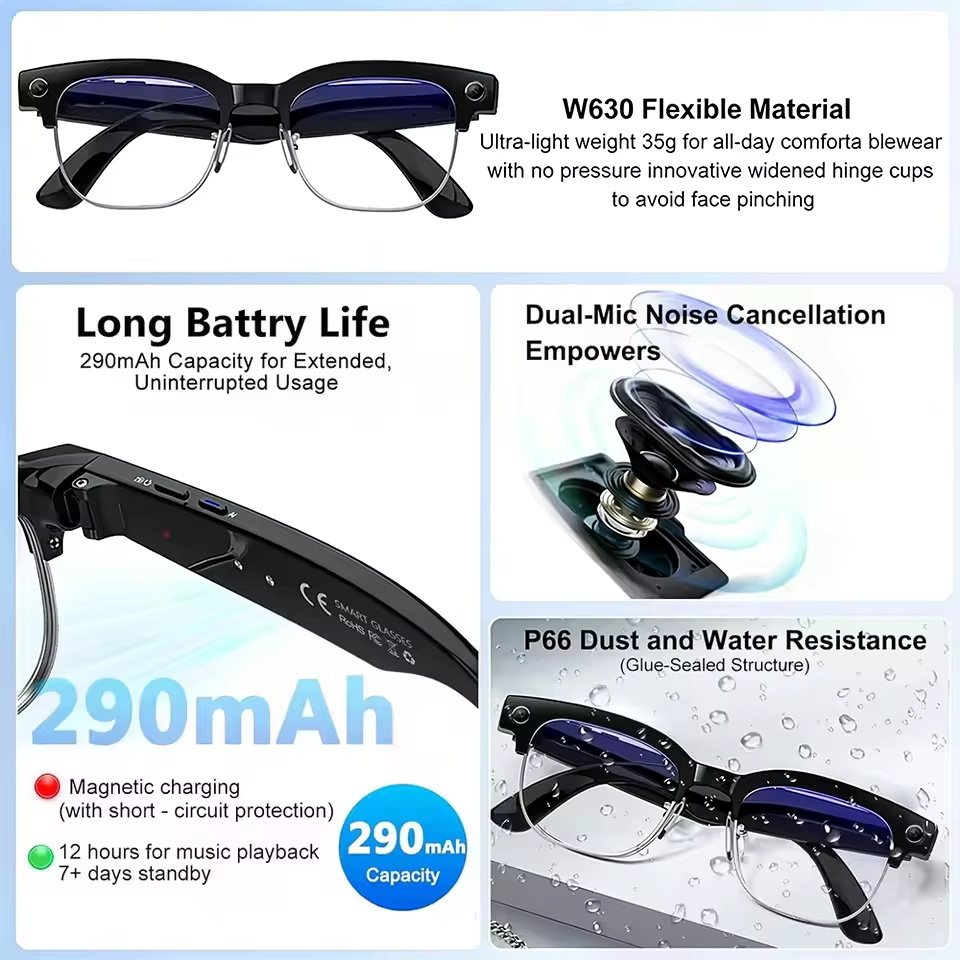 New AI Smart Glasses Men Women - Blue Light Glasses review and price
