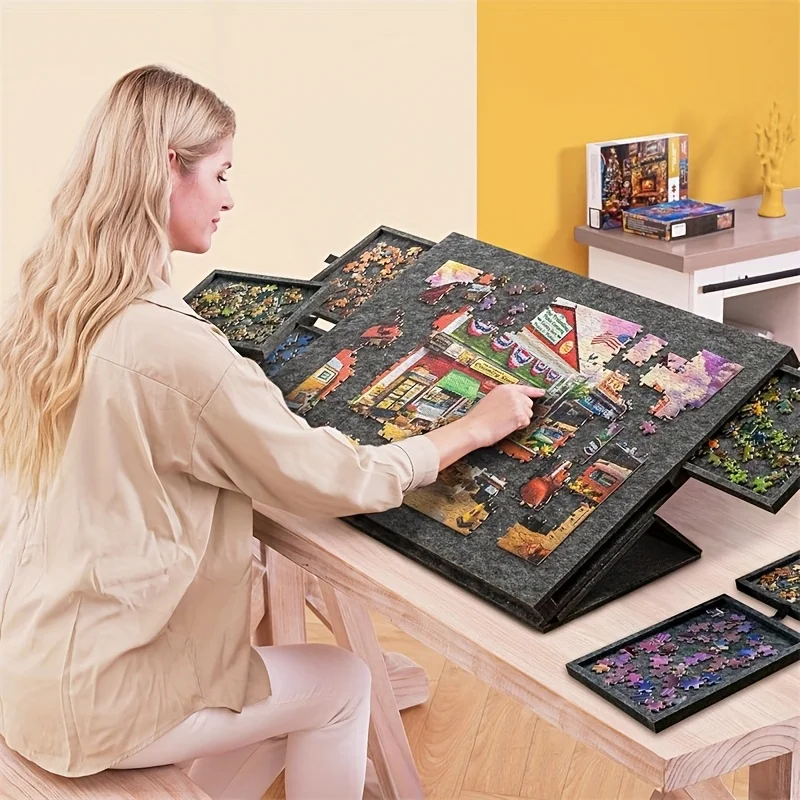 6-Drawer 1500pcs Jigsaw Puzzle - Desk Drawer Small review and price