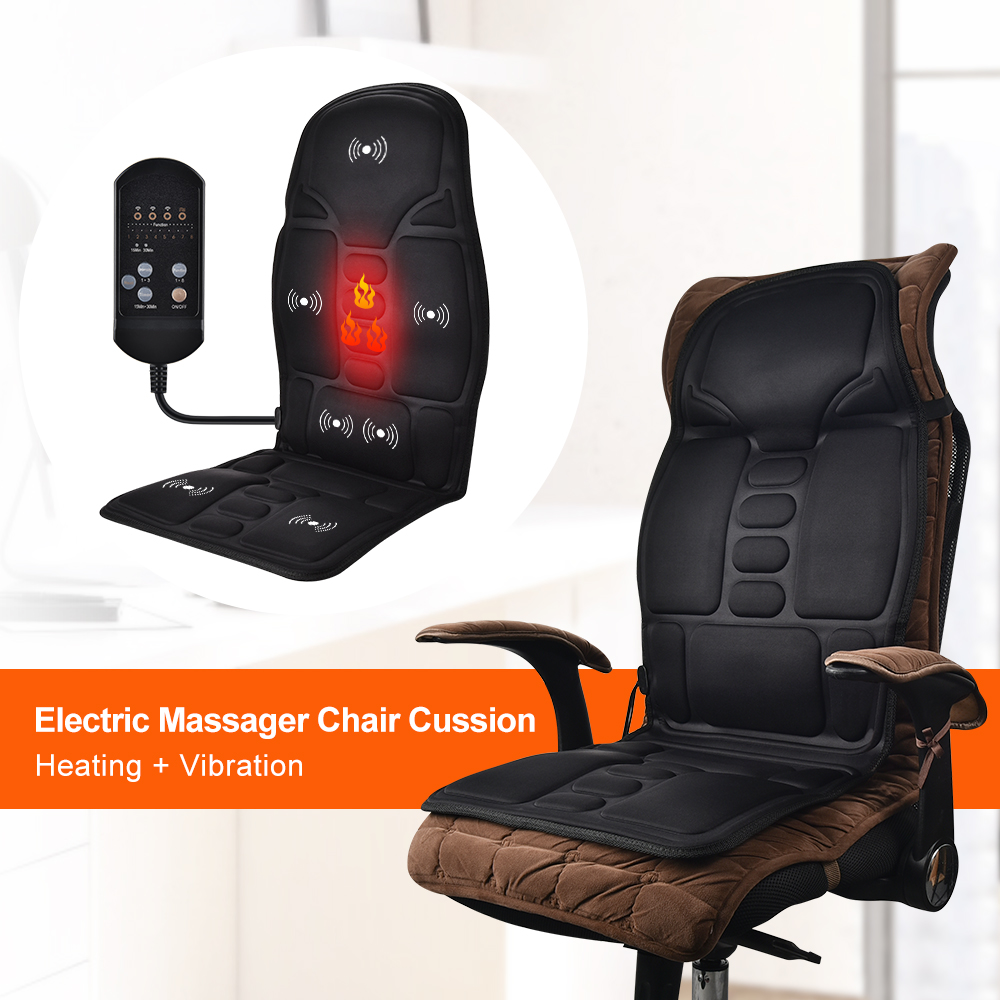 Electric Heating Vibrating Mas - Mesh Back Cushion review and price
