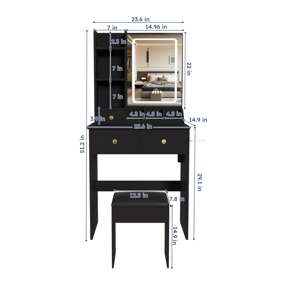 Orraves Modern Small Vanity De - Desk Drawer Small review and price