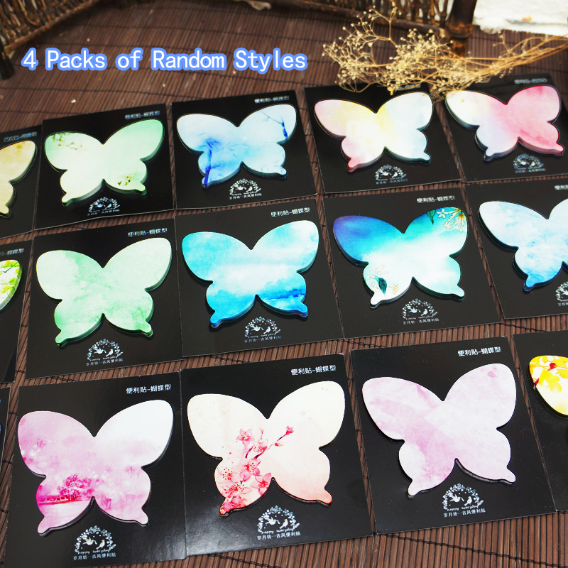 4 Packs Random Butterfly Stick - Home Office Work review and price