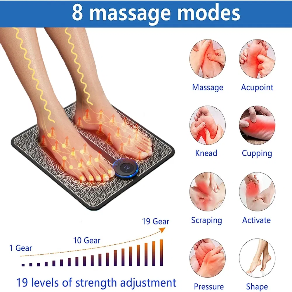 Portable Rechargeable EMS Foot - Home Office Work review and price