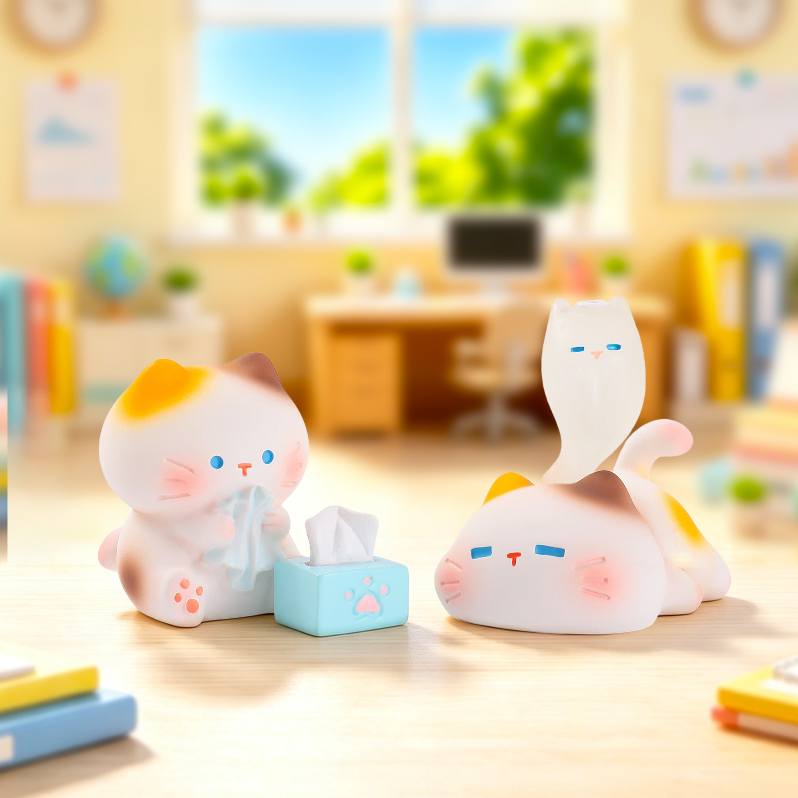 Working Kitten Resin Blind Box - Home Office Work review and price