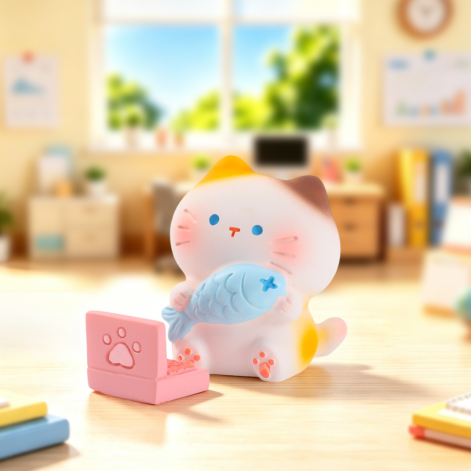 Working Kitten Resin Blind Box - Home Office Work review and price
