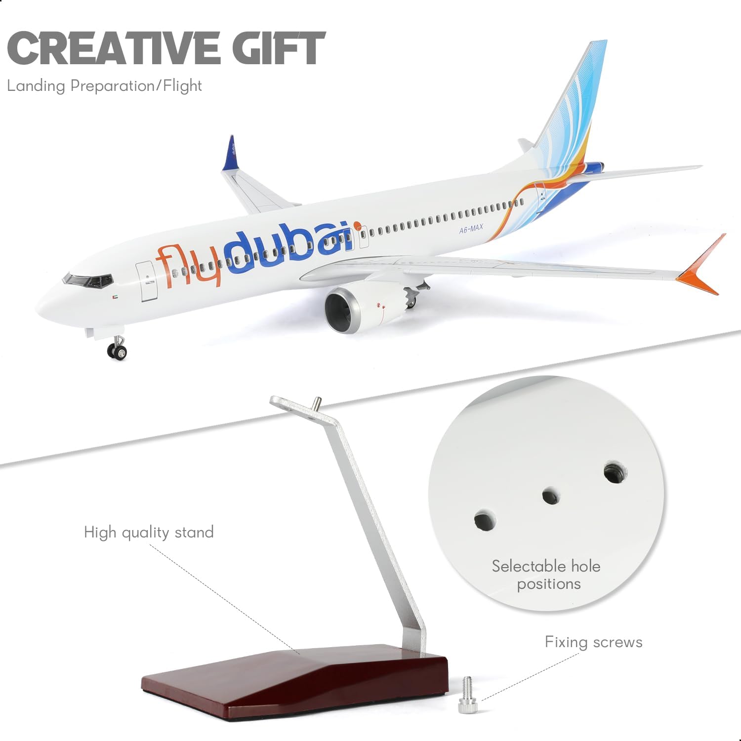 1/85 Scale Dubai B737 Resin Di - Home Office Dubai review and price