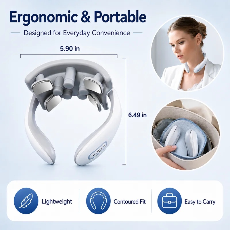 Smart Neck Massager for Adults - Home Office Work review and price