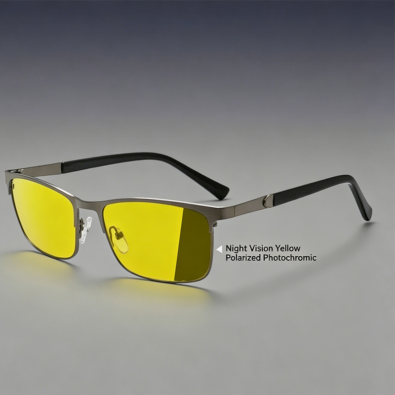 Yellow Night Vision Photochrom - Blue Light Glasses review and price