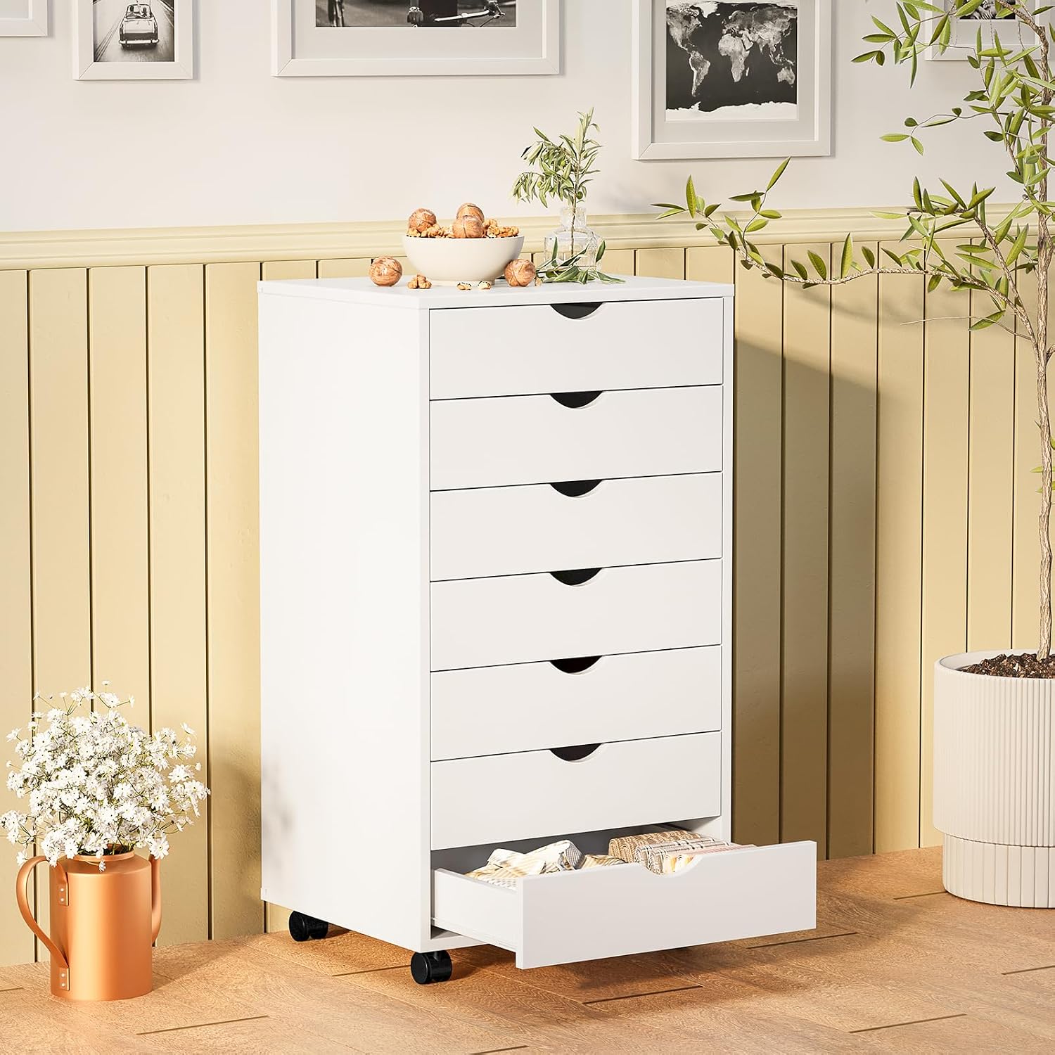 7 Drawer Rolling Storage Cabin - Desk Drawer Small review and price