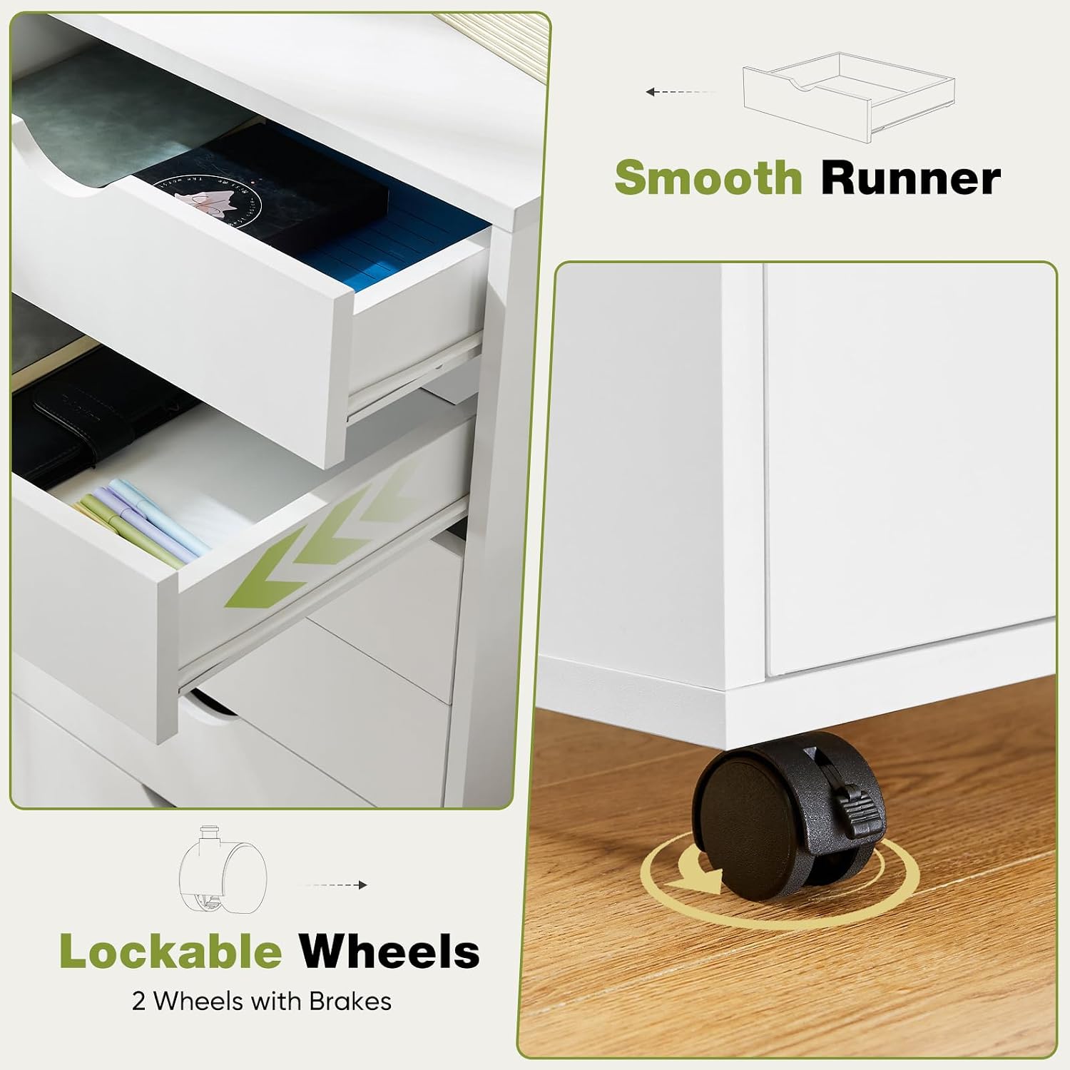 7 Drawer Rolling Storage Cabin - Desk Drawer Small review and price