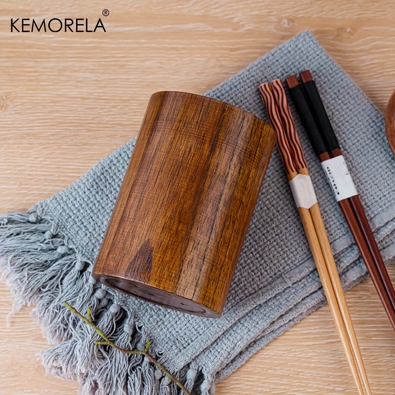 1PCS Wooden Chopsticks Holder  - Desk Drawer Small review and price