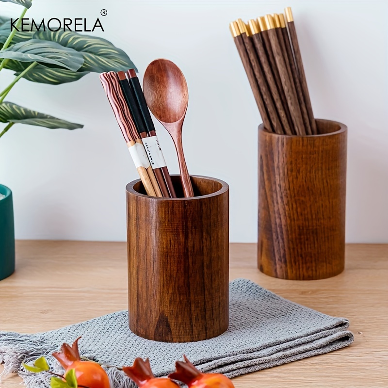 1PCS Wooden Chopsticks Holder  - Desk Drawer Small review and price