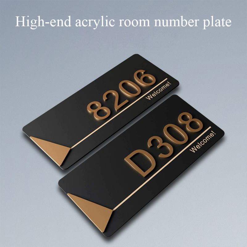 Acrylic Modern Door Plate Shop - Address Home Office review and price