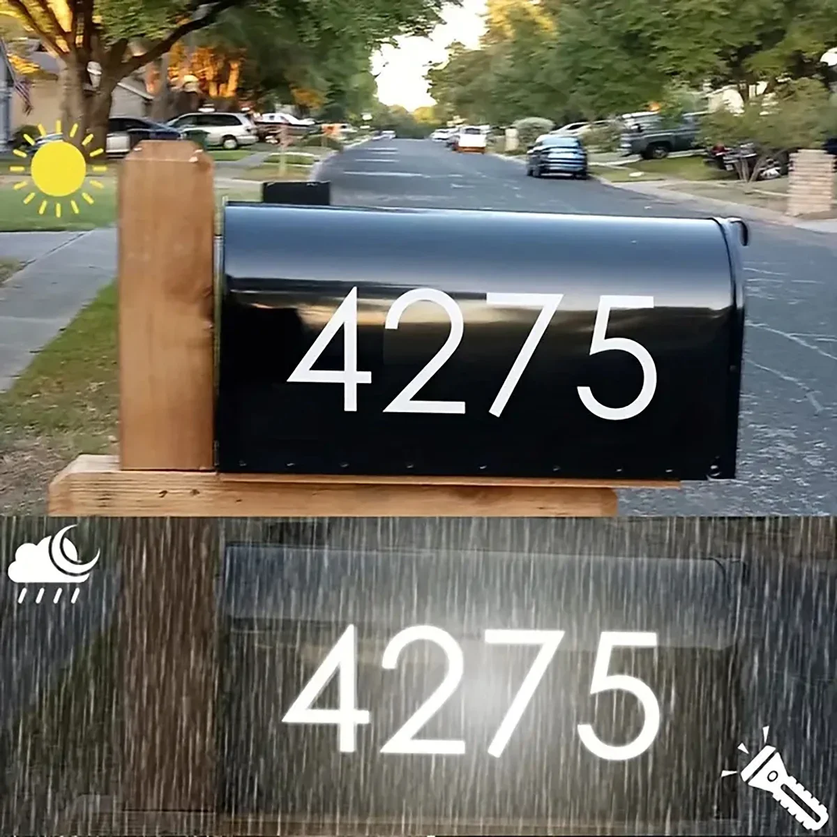 Reflective Digital stickers ma - Address Home Office review and price