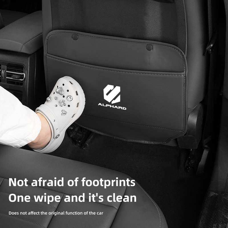 Car Seat Anti-Kick Pad Leather - Mesh Back Cushion review and price