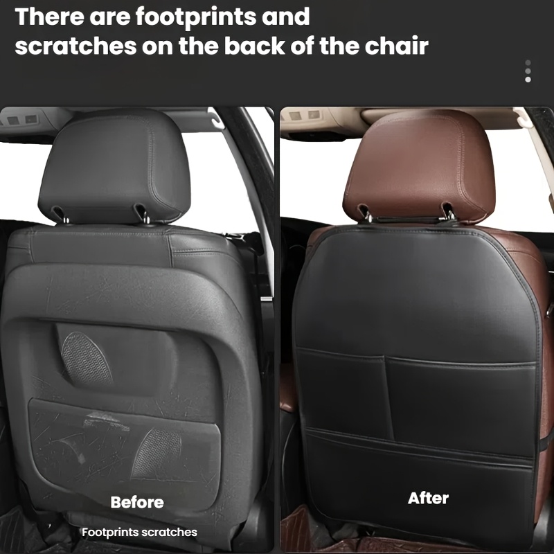 PU Leather Car Seat Back Prote - Mesh Back Cushion review and price
