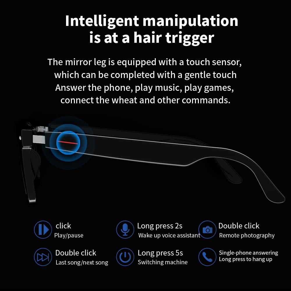 SENBONO E13 Smart Glasses:Blue - Blue Light Glasses review and price